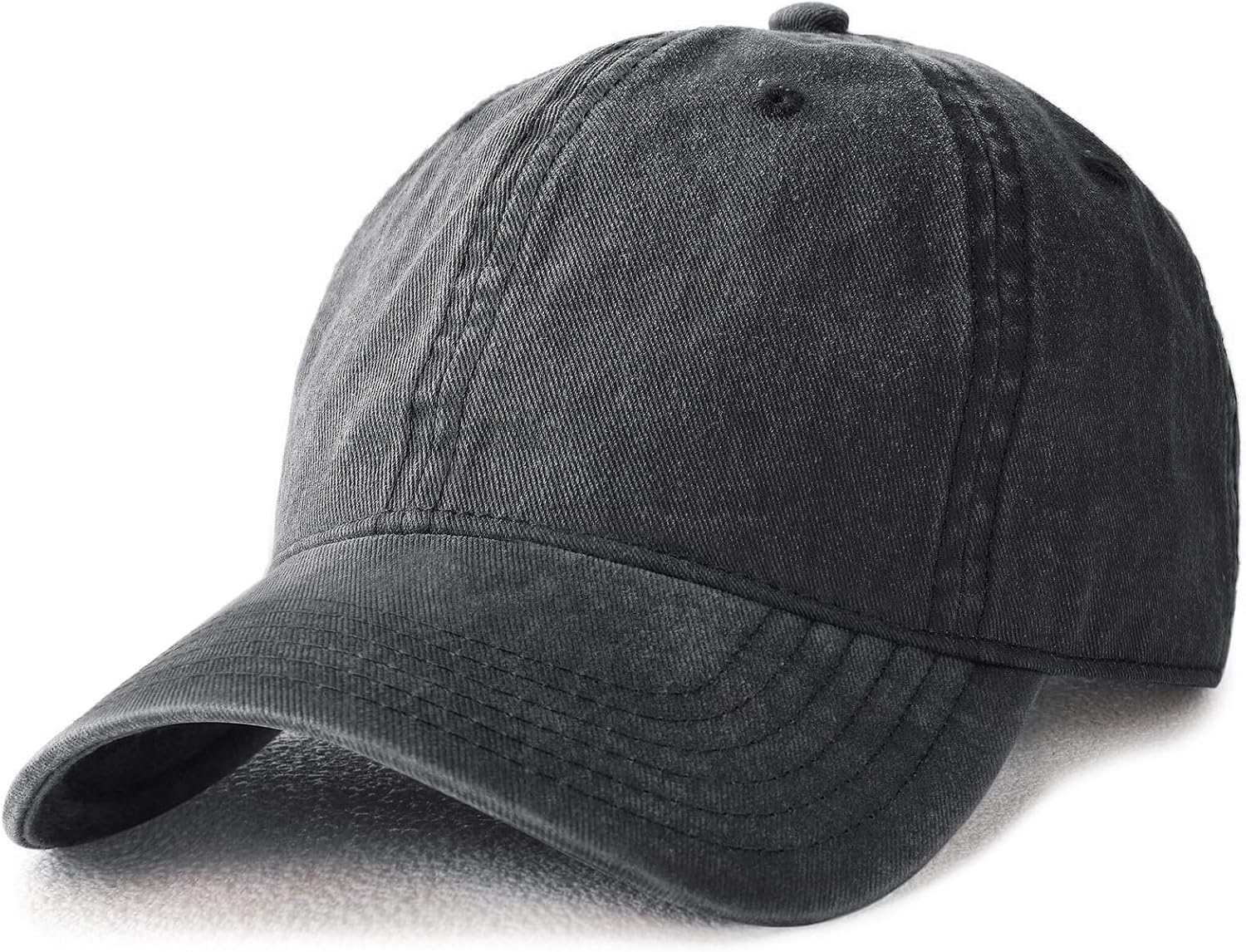 Unisex Vintage Cotton Washed Distressed Baseball Caps Unstructured Low Profile Adjustable Dad Hat