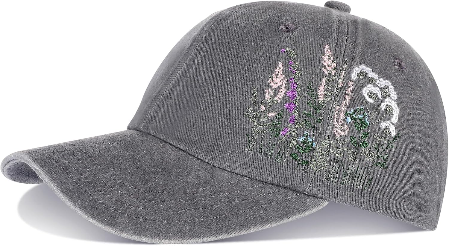 Embroidered Baseball Cap - Adjustable Hat, Soft Breathable Poly Hats for Women Men Gifts