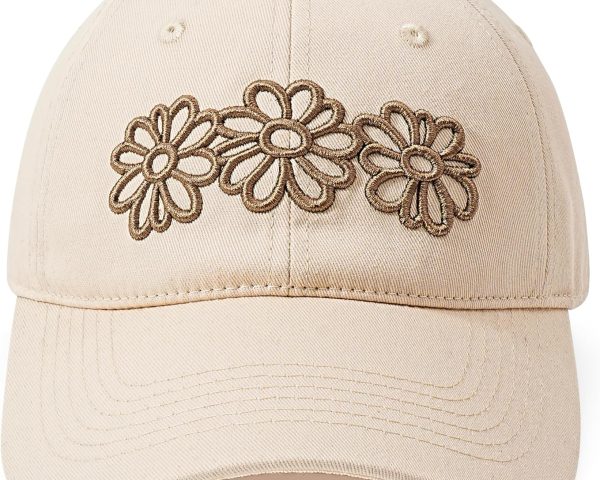 Cute Baseball Hats for Women, Adjustable Embroidered Flowers Caps for Women Ladies, Mothers Day Birthday Gifts, Women Hat